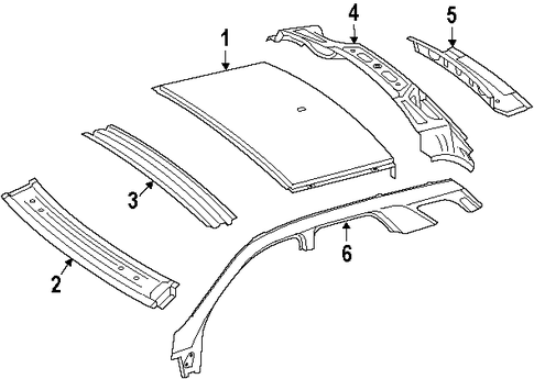 GL550 ROOF & COMPONENTS 2