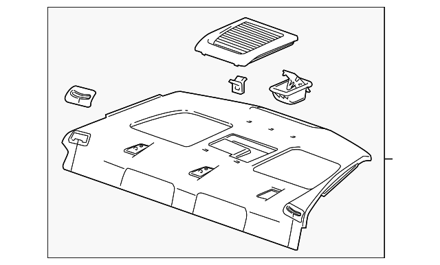 22817702 Деталь PKG TRAY TRIM