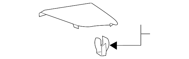55472-0E050-C0 Деталь SPEAKER COVER, LEFT