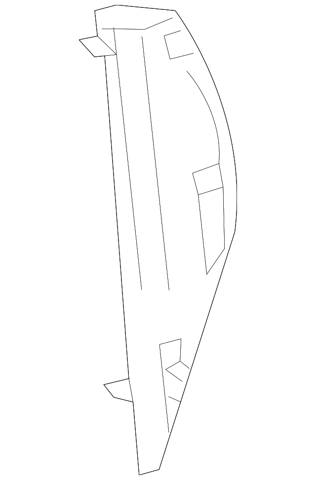 55435-0E050-A0 Деталь SIDE TRIM PANEL, RIGHT