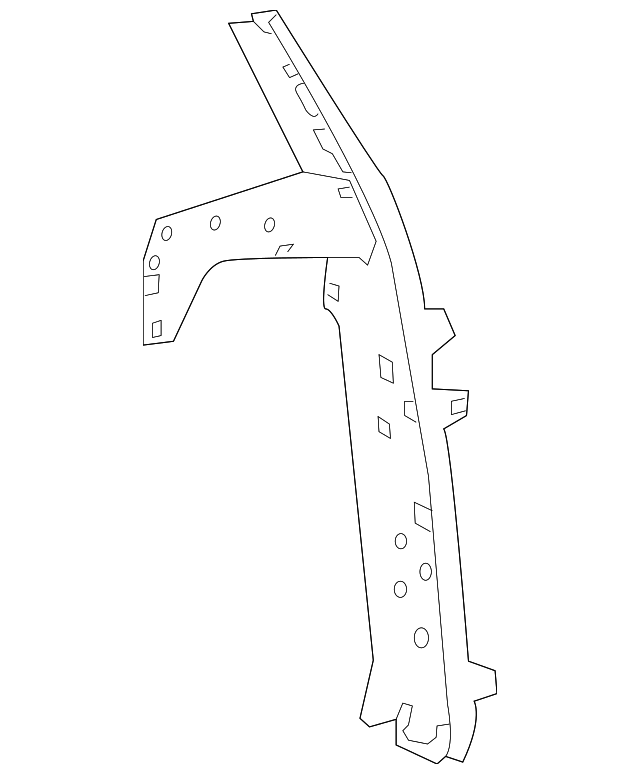 55306-0E060 Деталь LOWER BRACE, LEFT
