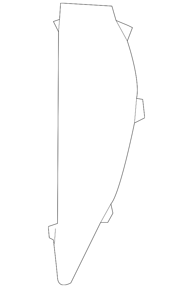 55436-0E070-A0 Деталь SIDE TRIM PANEL, LEFT