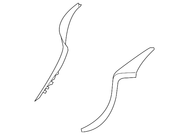 84795-3XAA0-SA5 Деталь CENTER MOLDING, RIGHT