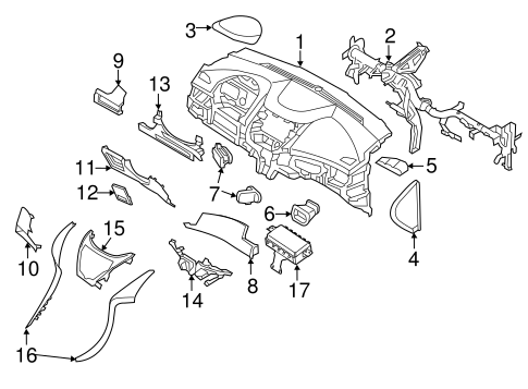 Elantra INSTRUMENT PANEL COMPONENTS 2