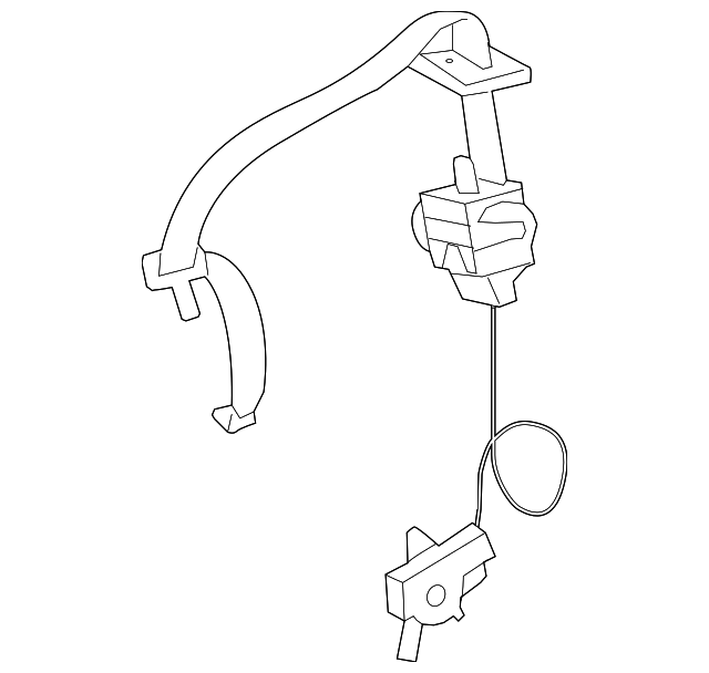 73301-0C080-B0 Деталь CENTER SEAT BELT