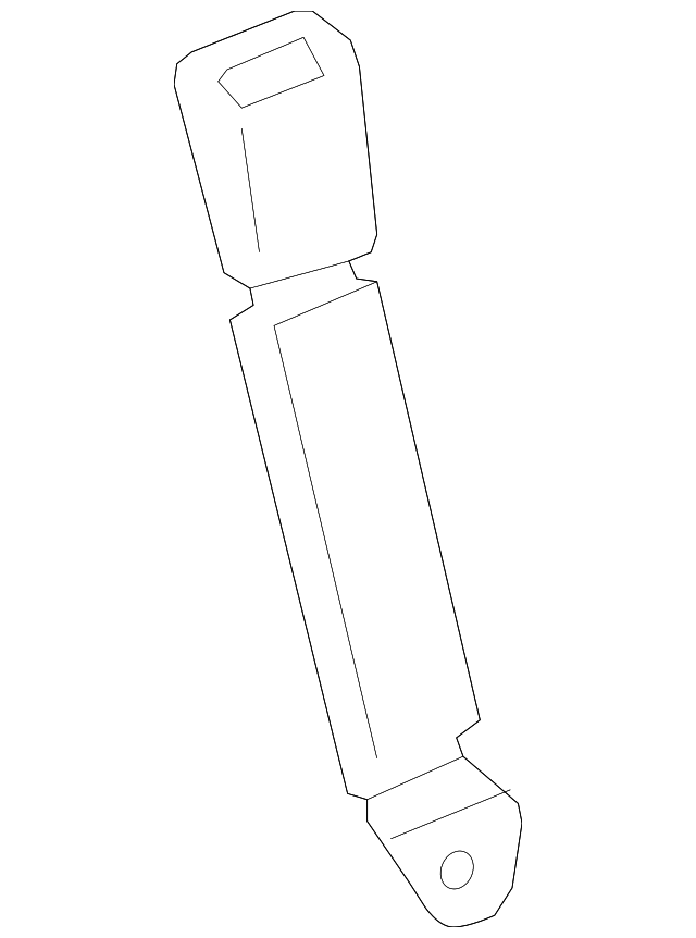 73390-0C020-B0 Деталь BUCKLE END, LEFT