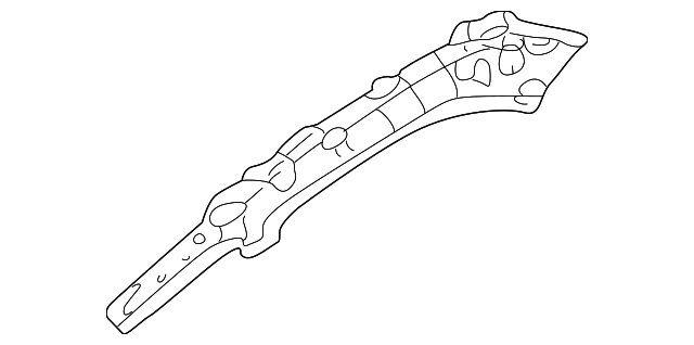 MN161009 Деталь INNER RAIL, LEFT