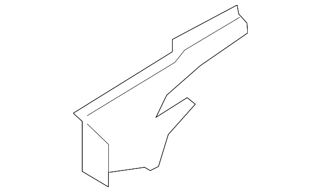 8N8-868-351 Деталь GUIDE PLATE RETAINER, LEFT