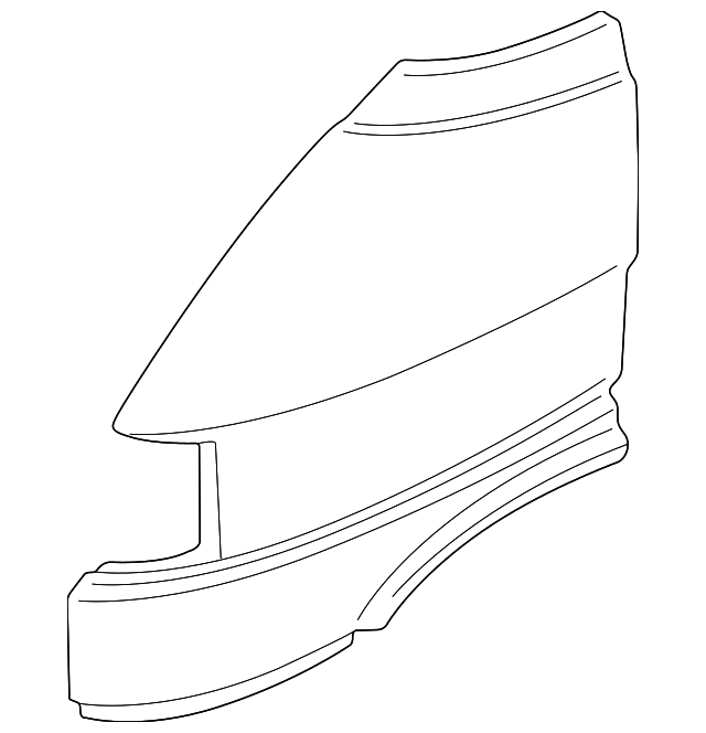 7D0-821-105 Деталь FENDER, LEFT