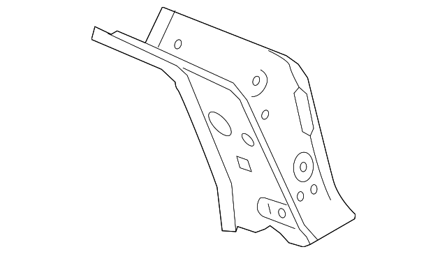 25806744 Деталь INNER PILLAR, RIGHT