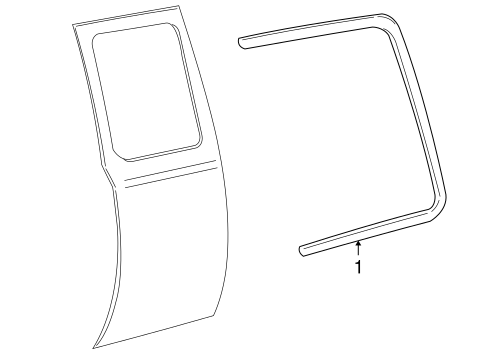 B3000 EXTERIOR TRIM - CAB