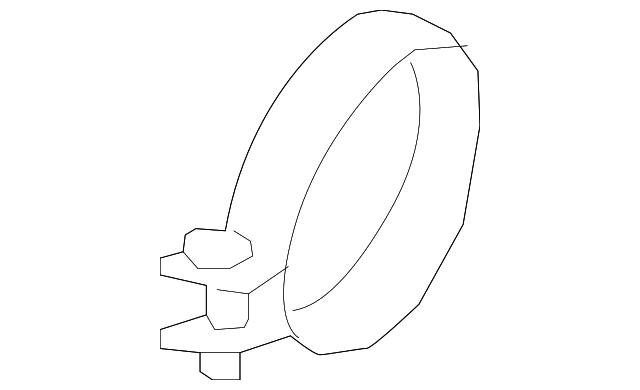 19316239 Деталь FILLER HOSE CLAMP
