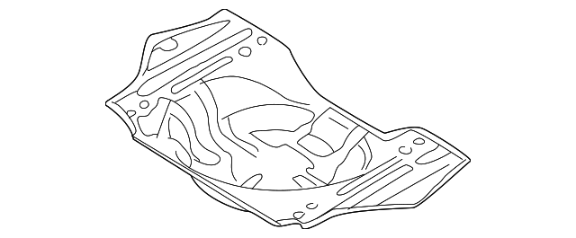 0K32A-53730A Деталь REAR FLOOR PAN