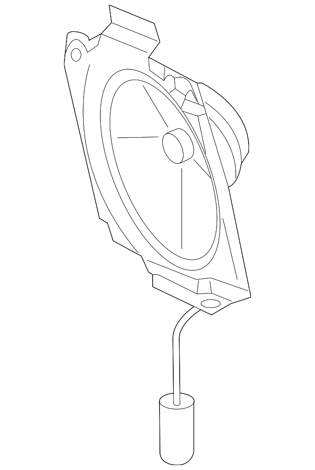 15766433 Деталь SPEAKER, RIGHT
