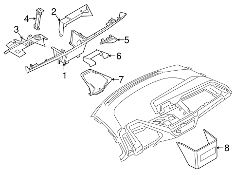 i3 INSTRUMENT PANEL COMPONENTS
