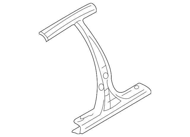 71402-250B0 Деталь CENTER PILLAR, RIGHT
