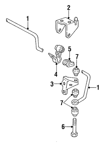 LeSabre STABILIZER BAR & COMPONENTS