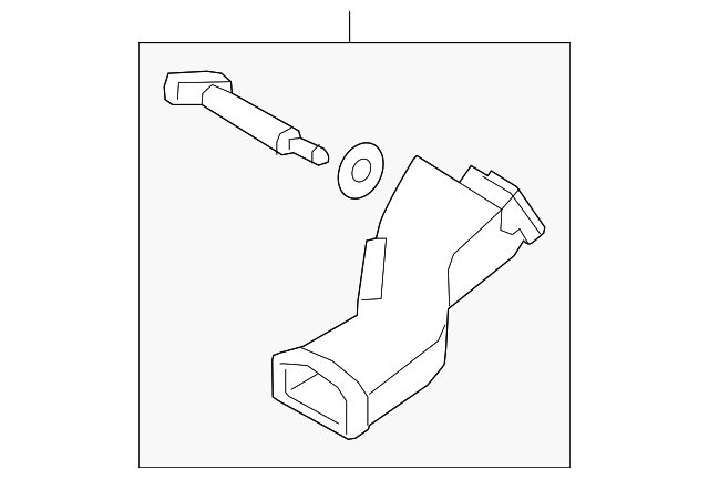 97010-3T000 Деталь CENTER DUCT