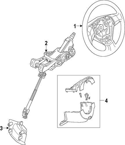 CX-9 STEERING COLUMN