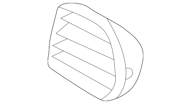 B25G6471X65 Деталь GRILLE, RIGHT