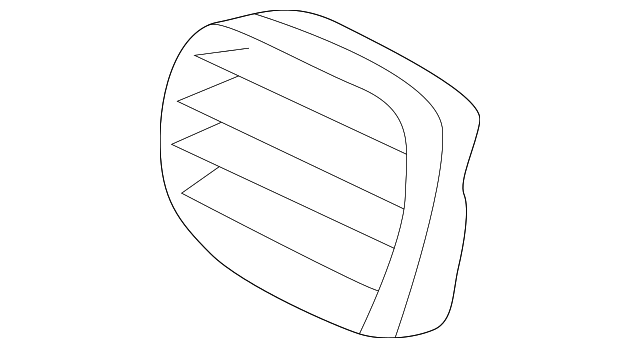 B25G6481X65 Деталь GRILLE, LEFT