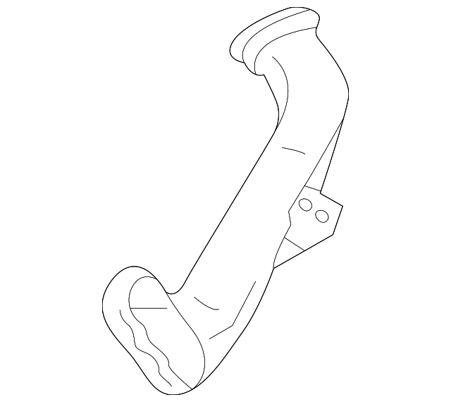 BJ0J60181 Деталь DEFROSTER DUCT, RIGHT