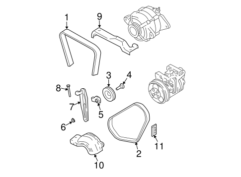 Forester BELTS & PULLEYS 2