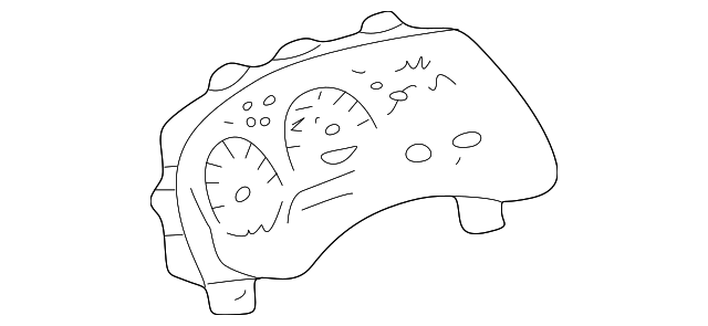 25937735 Деталь INSTRUMENT CLUSTER