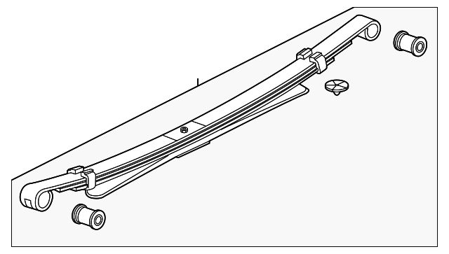 23456949 Деталь LEAF SPRING, RIGHT