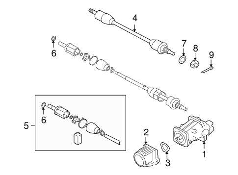 Outlander AXLE & DIFFERENTIAL