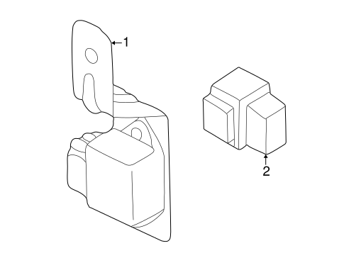 Tribute DAYTIME RUNNING LAMP COMPONENTS