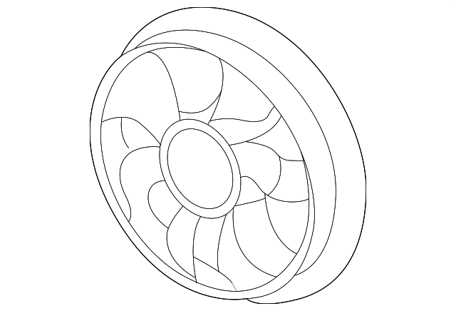 12365300 FAN BLADE, LEFT