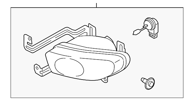 0K2S1-51510 Деталь FOG LAMP, RIGHT