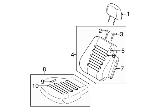 Sportage FRONT SEAT COMPONENTS