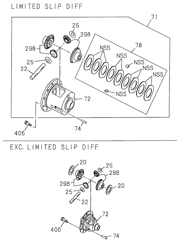 CHASSIS/REAR FINAL DRIVE (2) for 1999 Honda PASSPORT #1