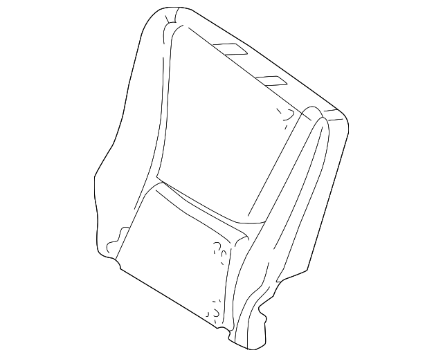 163-930-00-16 Деталь SEAT BACK PAD, LEFT