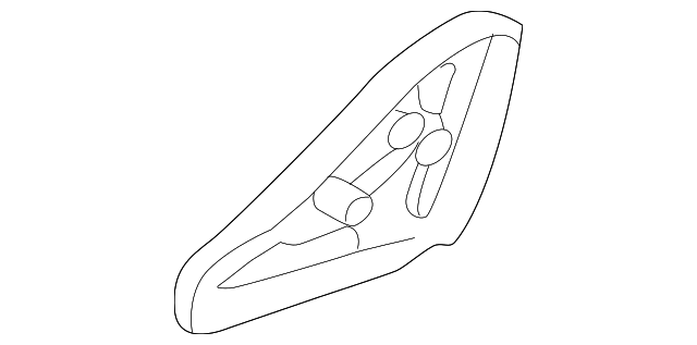 163-934-09-37-7E33 Деталь SIDE TRIM, LEFT