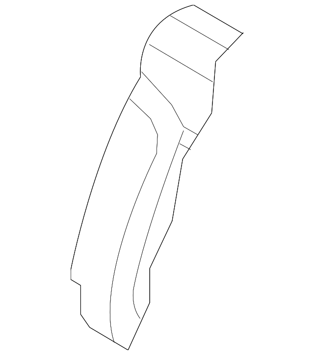 9L3Z-1866800-B Деталь SEAT BACK PAD, RIGHT