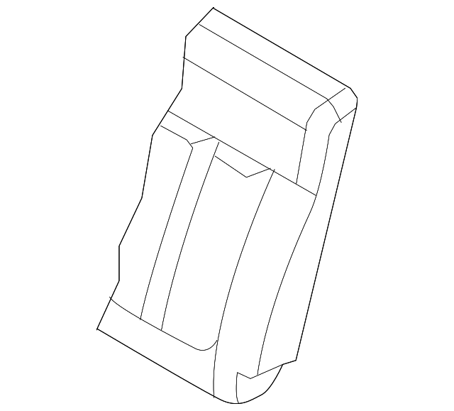 BL3Z-1666600-AA Деталь SEAT BACK COVER, RIGHT