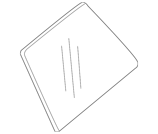 51-35-9-801-507 Деталь QTR GLASS, LEFT