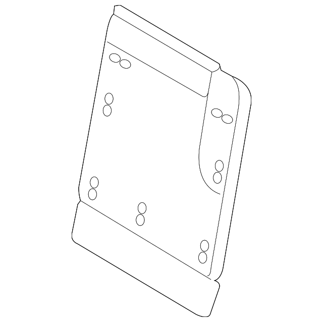 71701-0C060-B0 Деталь SEAT BACK PANEL, RIGHT