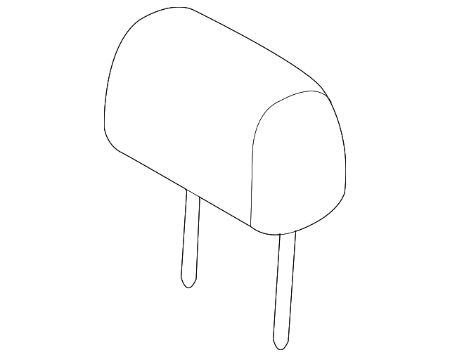 71940-0C210-E3 Деталь HEADREST, LEFT