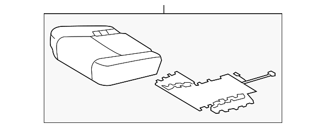 71075-0C340-B0 Деталь CUSHION COVER, RIGHT
