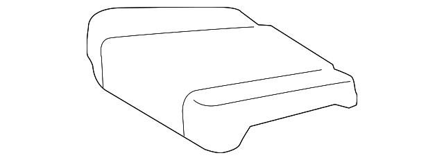 71611-0C100 Деталь SEAT CUSHION PAD, RIGHT