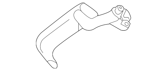 80671ZW10A Деталь HANDLE, INSIDE, LEFT