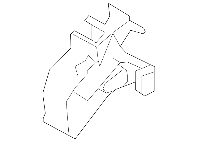 TD12-61-A01A Деталь AC & HEATER CASE, RIGHT