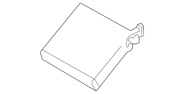 L206-61-J10A Деталь EVAPORATOR CORE