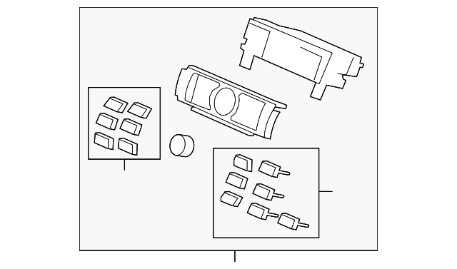 79500-SZA-A01ZA Деталь CONTROL ASSY., HEATER *NH365L* (BLACK ME