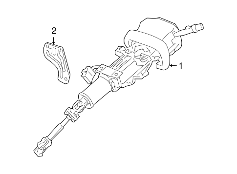 Lucerne STEERING COLUMN ASSEMBLY