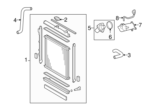 Tundra RADIATOR & COMPONENTS